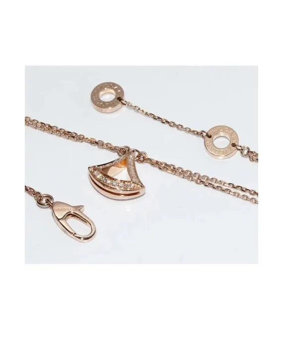 Bvlgari Size 19 Diva Dream Diamond Bracelet In 18k Rose Gold Gold Gold Very good - Inside View