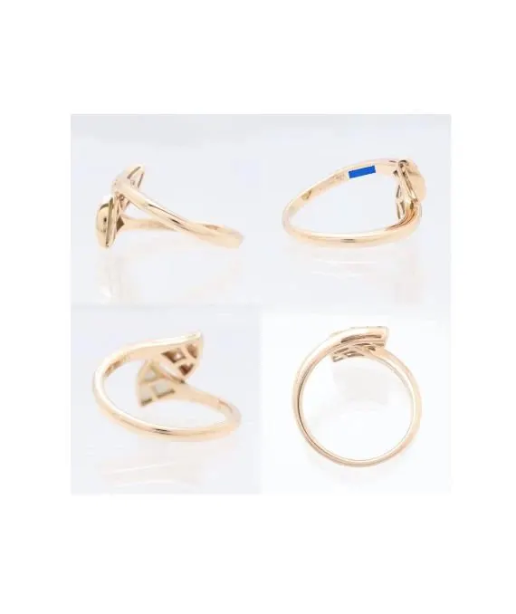 Bvlgari Size 9 Diva Dream Diamond and Mother-of-Pearl Ring In 18k Rose Gold Gold Gold Very good - Inside View