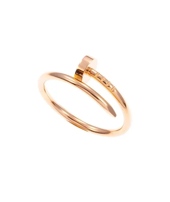 Cartier Just Un Clou Size 15 Ring In 18k Pink Gold Pink Gold Never worn - Front View