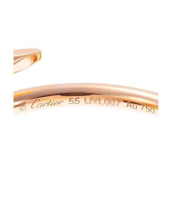 Cartier Just Un Clou Size 15 Ring In 18k Pink Gold Pink Gold Never worn - Inside View