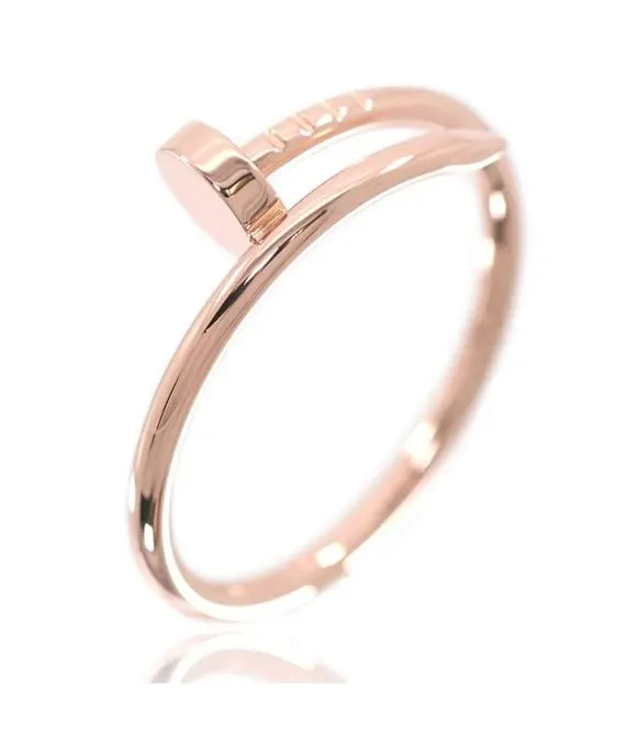 Cartier Juste Un Clou SM Nail Pink Gold 18K Ring Pink Gold Very good - Front View