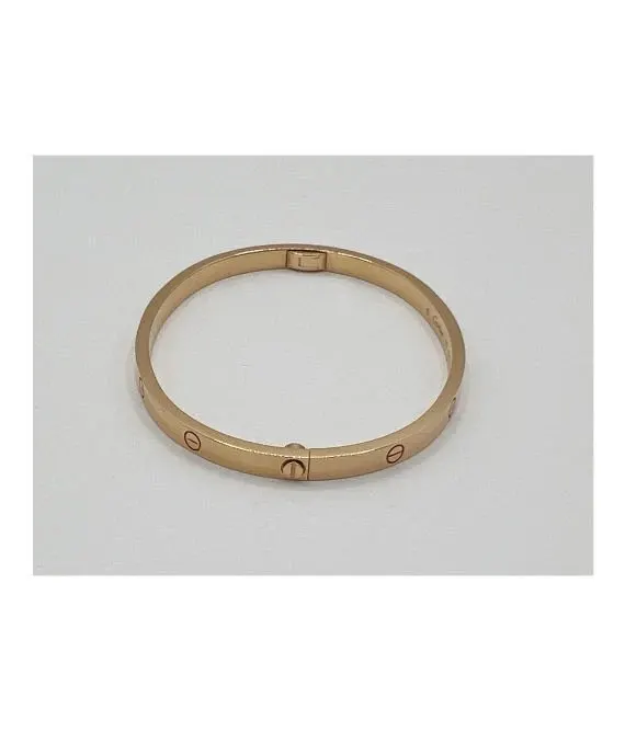 Cartier Love Bracelet Small Model In 18k Pink Gold Pink Gold Very good - Back View