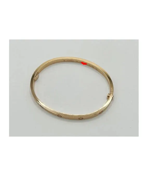 Cartier Love Bracelet Small Model In 18k Pink Gold Pink Gold Very good - Inside View