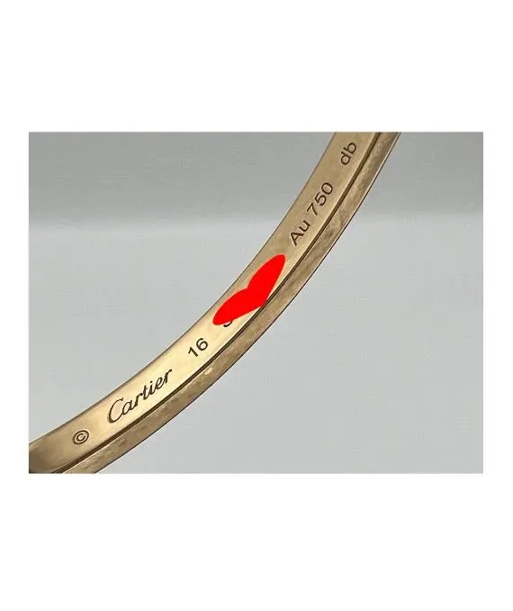Cartier Love Bracelet Small Model In 18k Pink Gold Pink Gold Very good - Model View