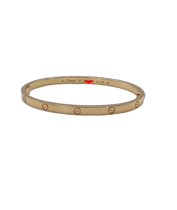 Cartier Love Bracelet Small Model In 18k Pink Gold Pink Gold Very good - Front View