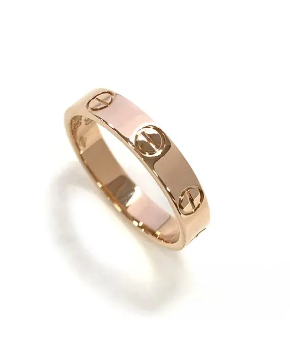Cartier Mini Love Ring K18PG 50 MultiColor Very good - Front View
