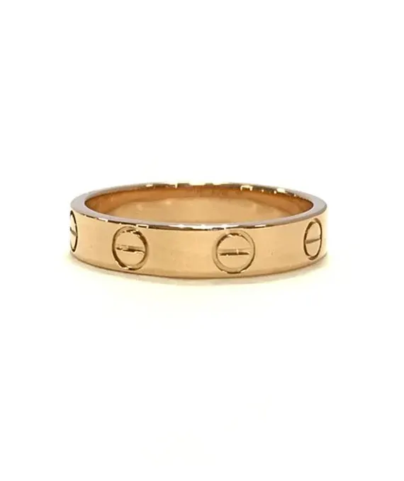 Cartier Mini Love Ring K18PG 50 MultiColor Very good - Back View