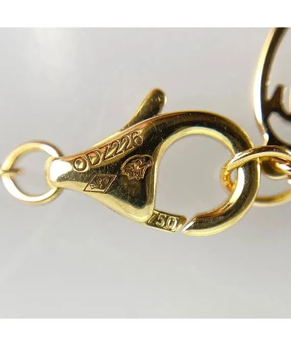 Cartier Panthere Tsavorite Garnet 18k Yellow Gold Necklace Yellow Gold Very good - Inside View