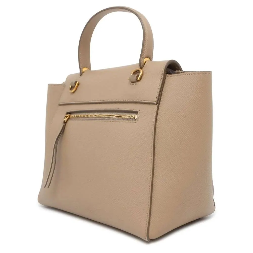 Celine Beige Leather Micro Belt Bag Beige Leather Very good - Back View