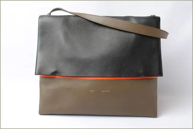 Celine Tri Color Leather All Soft Bag MultiColor Leather Very good - Back View