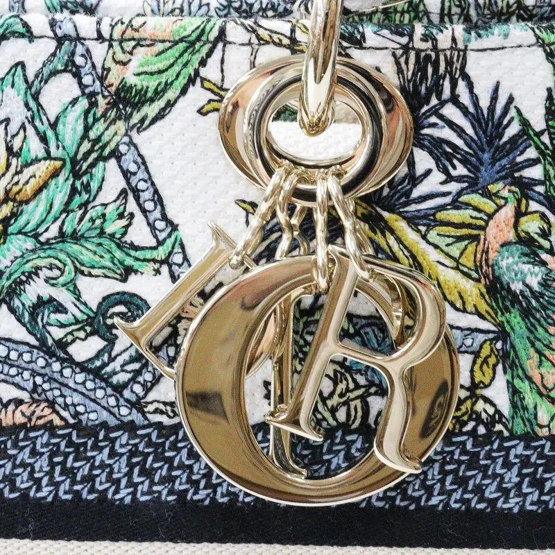 Dior Multicolor Étoile de Voyage Embroidery Lady D-Lite Medium Bag MultiColor Very good - Box View