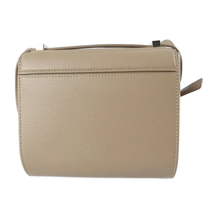 Givenchy Beige Leather Mini Pandora Box Shoulder Bag Beige Leather Good - Inside View