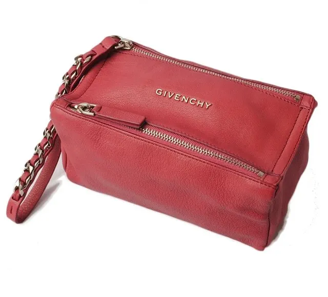 Givenchy Sugar Goatskin Mini Red Pandora Red Leather Very good - Front View