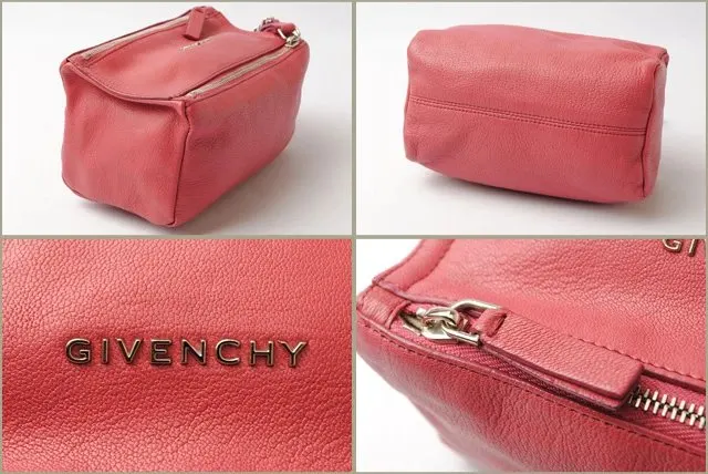 Givenchy Sugar Goatskin Mini Red Pandora Red Leather Very good - Inside View