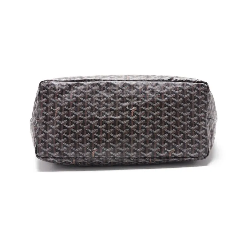 Goyard Black Goyardine Coated Canvas and Leather Mr./Ms. GM Tote Bag Black Leather Very good - Box View