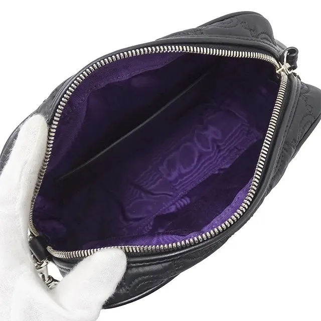 Gucci Black GG Matelasse Nylon Small Shoulder Bag Black Polyamide Very good - Box View