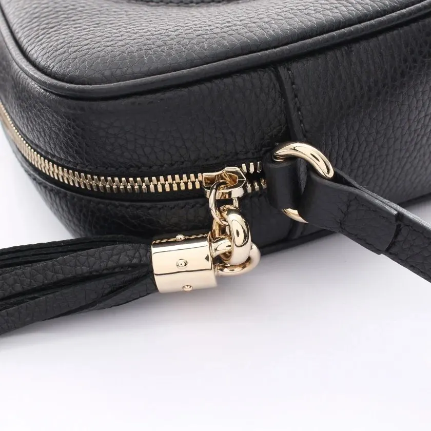 Gucci Black Leather Soho Disco Shoulder Bag Black Leather Very good - Box View