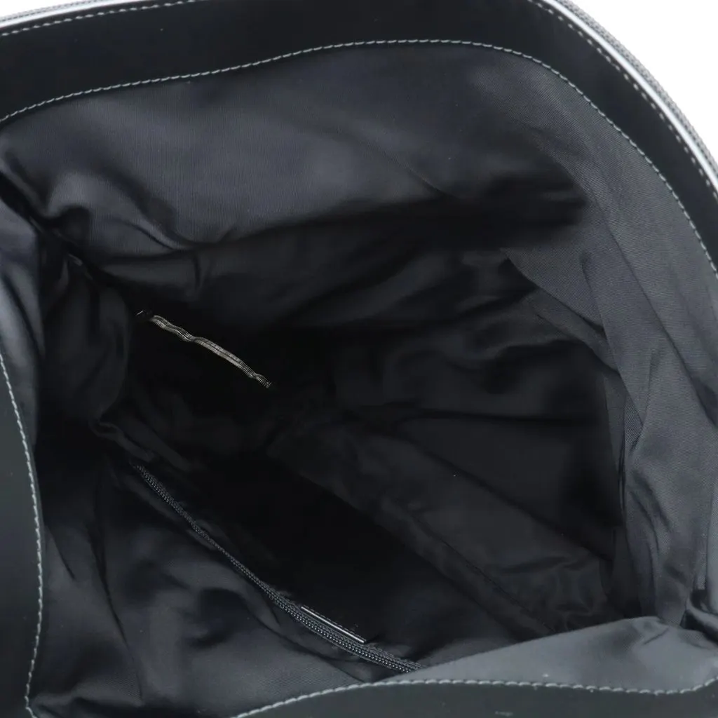 Gucci Black Techno Canvas Web Fold Over Backpack Black Canvas Very good - Box View