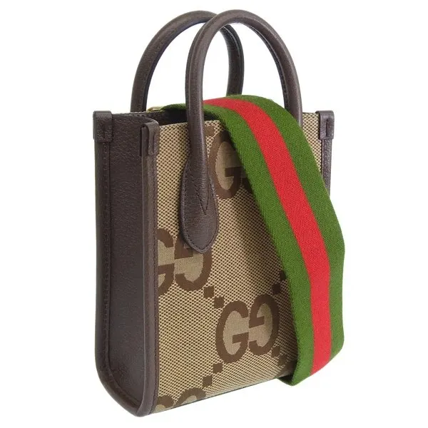 Gucci Brown GG Ophidia Mini Tote Bag Brown Never worn - Back View