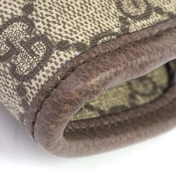 Gucci Brown GG Supreme Canvas and Leather Neo Vintage Web Belt Bag Brown Canvas Very good - Box View