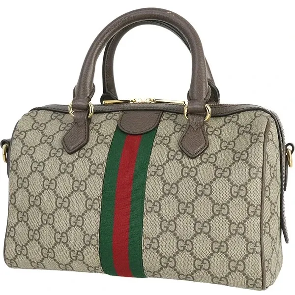 Gucci Small Ophidia GG Tote and Shoulder Bag MultiColor Canvas Never worn - Back View