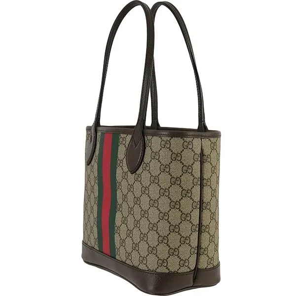 Gucci Tricolor Canvas GG Supreme Small Ophidia Tote Bag MultiColor Canvas Never worn - Inside View