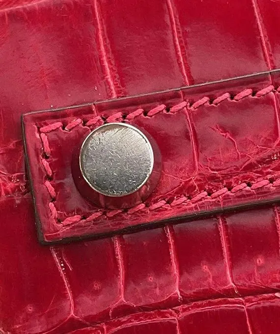 Hermès 2004 Porosus Crocodile Leather Birkin Handbag size 30 in Blaze with Palladium Hardware MultiColor Leather Very good - Box View