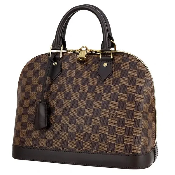 Louis Vuitton Damier Ebene Canvas Alma PM Bag MultiColor Canvas Very good - Front View