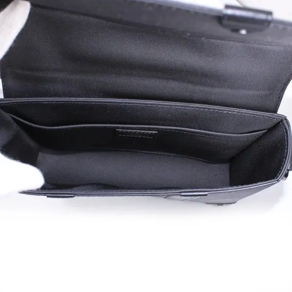 Louis Vuitton Black Monogram Eclipse Trunk Messenger PM Shoulder Bag Black Canvas Never worn - Box View