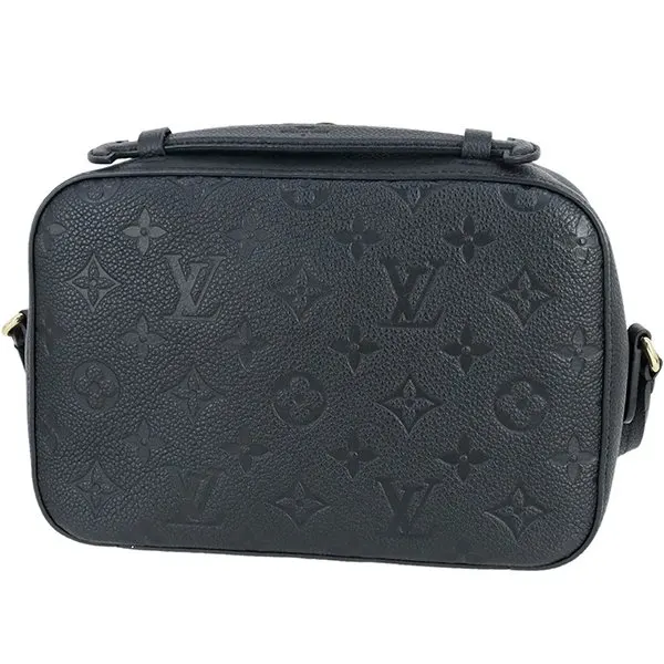 Louis Vuitton Black Monogram Empriente Leather Saintonge Shoulder Bag Black Leather Very good - Back View