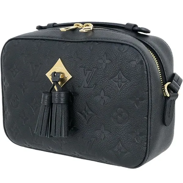 Louis Vuitton Black Monogram Empriente Leather Saintonge Shoulder Bag Black Leather Very good - Inside View