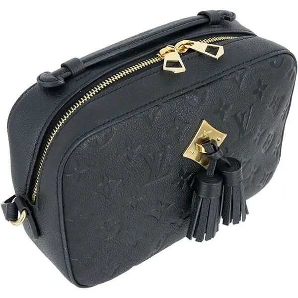 Louis Vuitton Black Monogram Empriente Leather Saintonge Shoulder Bag Black Leather Very good - Model View
