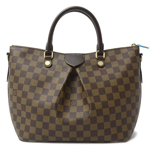 Louis Vuitton Brown Damier Ebene Siena MM Bag Brown Canvas Very good - Inside View