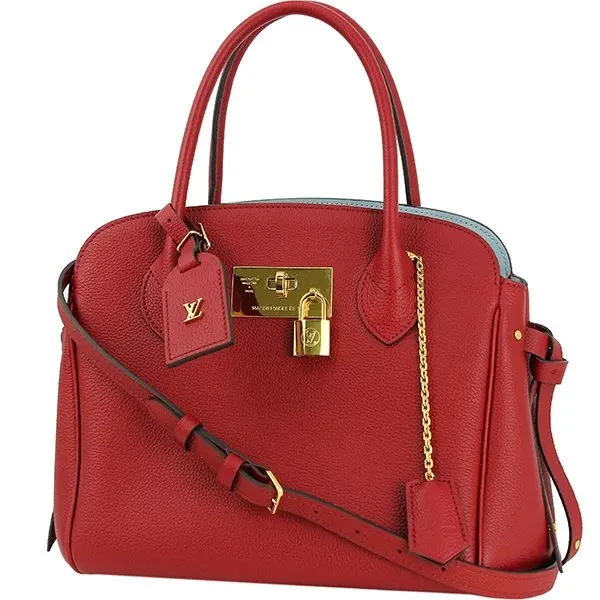 Louis Vuitton Carmine Rouge Mira PM Shoulder Bag Red Leather Very good - Front View