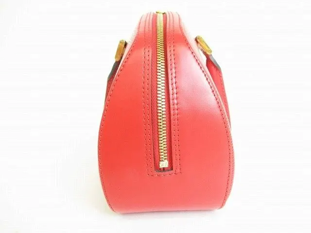 Louis Vuitton Castilian Red Epi Leather Jasmine Bag Red Leather Never worn - Inside View