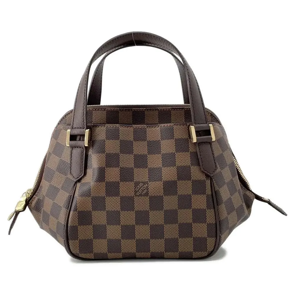 Louis Vuitton Damier Ebene Canvas Belem PM Bag MultiColor Canvas Very good - Front View