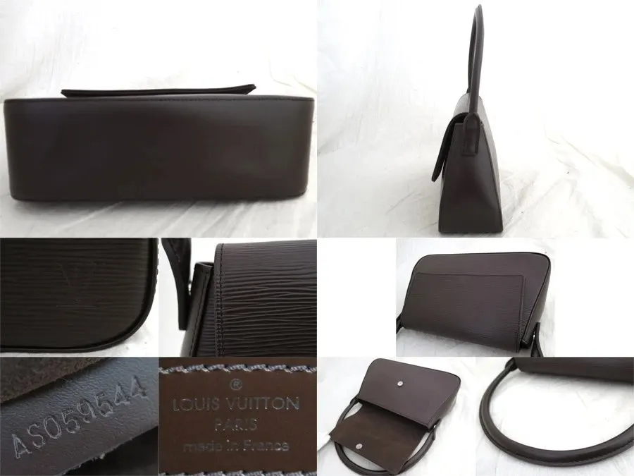 Louis Vuitton Brown Epi Leather Mini Looping Shoulder Bag Brown Leather Never worn - Box View