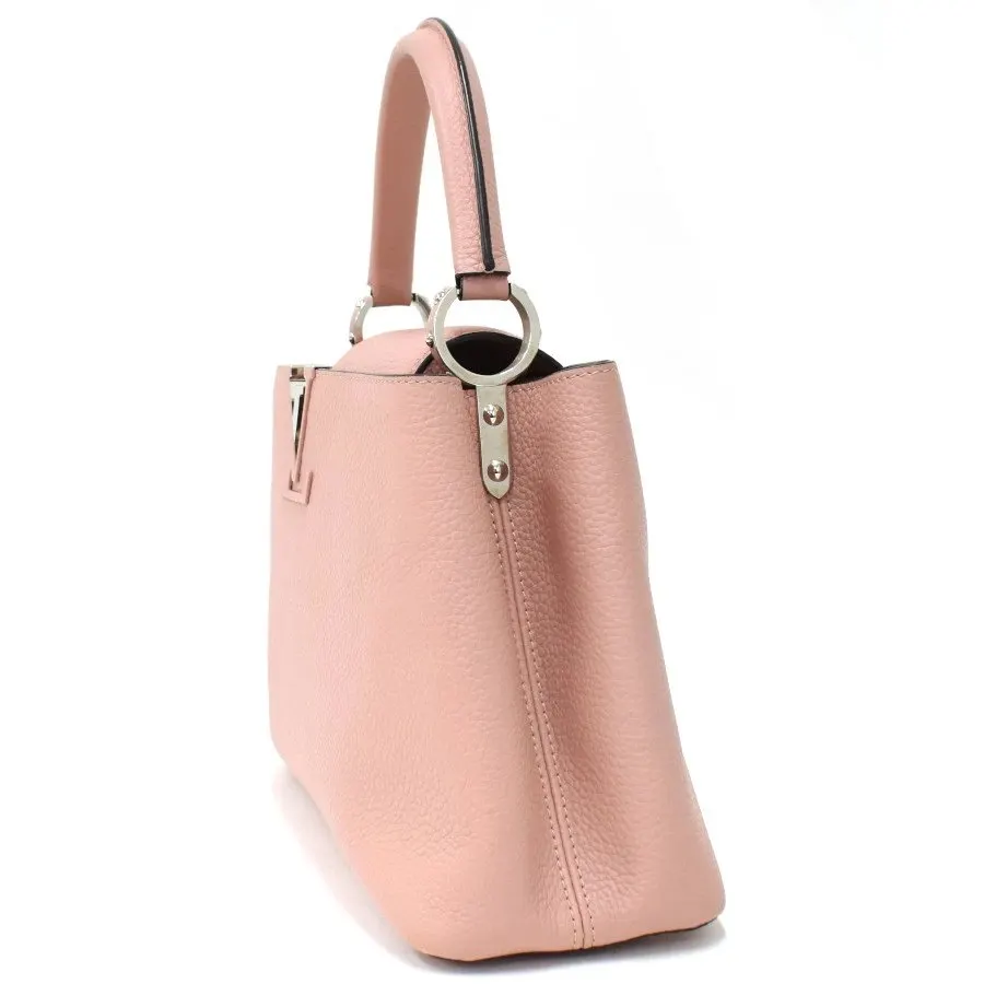 Louis Vuitton Magnolia Taurillon Leather Capucines MM MultiColor Leather Very good - Back View