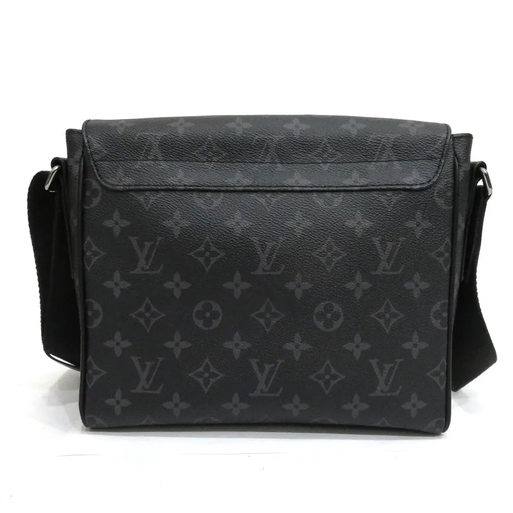 Louis Vuitton Monogram Eclipse Canvas District PM Bag MultiColor Canvas Very good - Back View