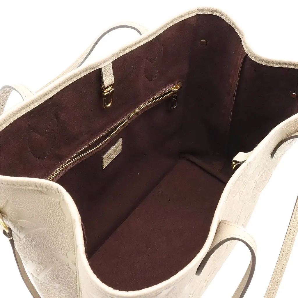 Louis Vuitton Monogram Empreinte Neverfull Tote Bag with Pouch MultiColor Leather Very good - Box View