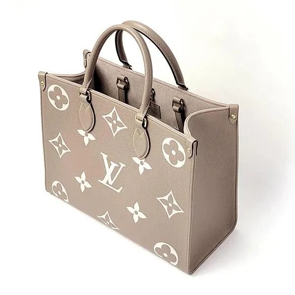 Louis Vuitton Monogram Unplanted Tourtrail Crème On The go MM Shoulder Bag MultiColor Leather Very good - Back View