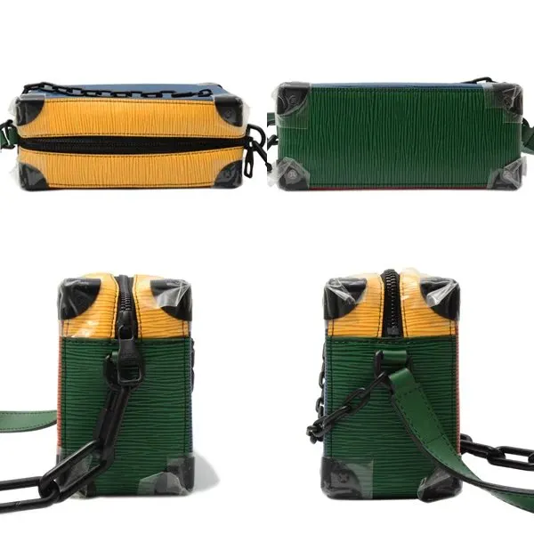 Louis Vuitton Multicolor Epi Leather Mini Soft Trunk Bag MultiColor Leather Very good - Model View