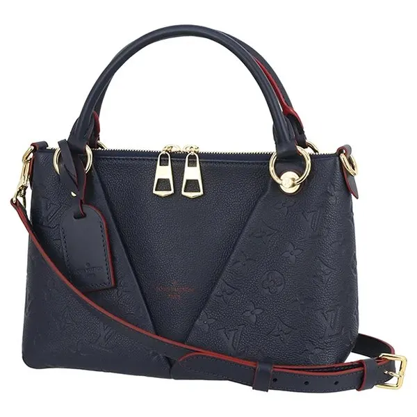 Louis Vuitton Blue Marine Rouge Monogram Empreinte V BB Bag Blue Leather Very good - Front View