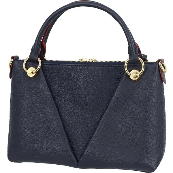 Louis Vuitton Blue Marine Rouge Monogram Empreinte V BB Bag Blue Leather Very good - Back View