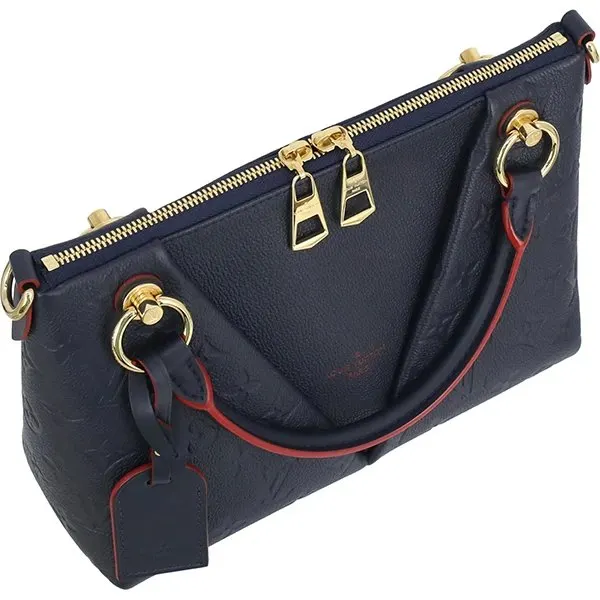 Louis Vuitton Blue Marine Rouge Monogram Empreinte V BB Bag Blue Leather Very good - Model View
