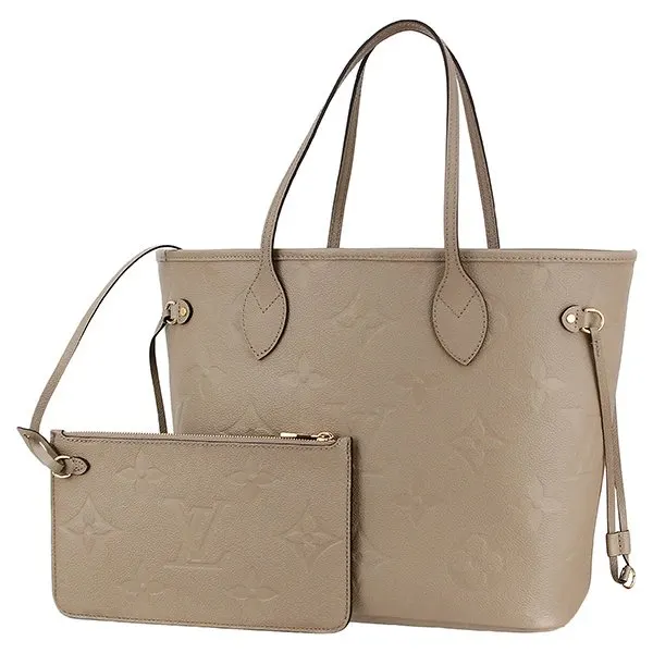 Louis Vuitton Neverfull MM Tote Bag MultiColor Leather Very good - Front View