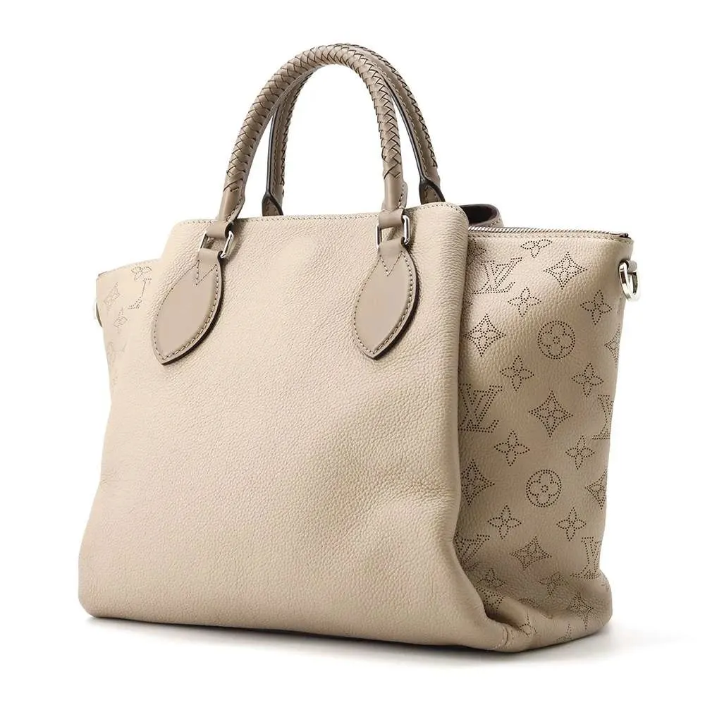 Louis Vuitton Leather Mahina Tote Bag MultiColor Leather Very good - Back View