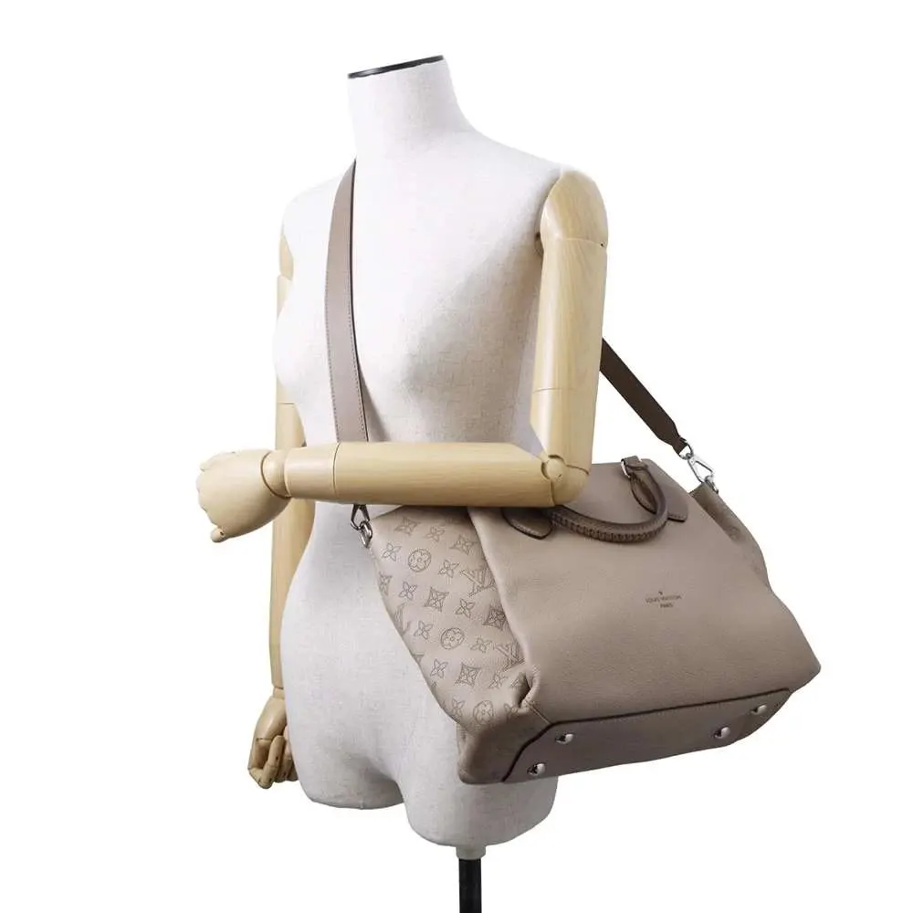 Louis Vuitton Leather Mahina Tote Bag MultiColor Leather Very good - Box View
