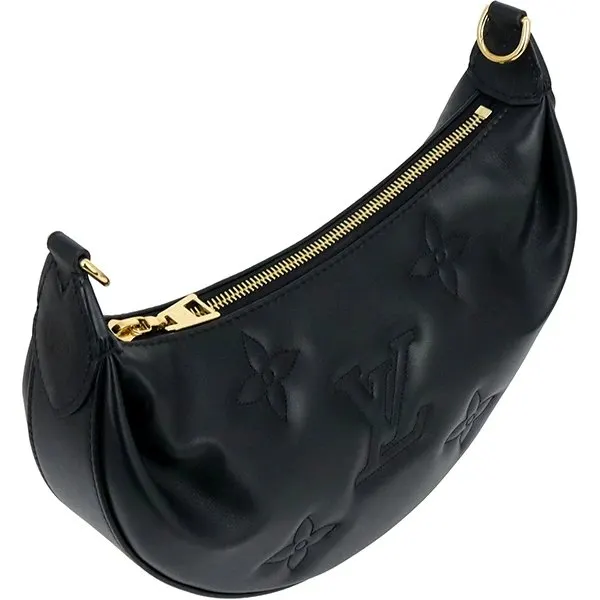 Louis Vuitton The Moon Bubblegram Black Leather Bag Black Leather Very good - Model View