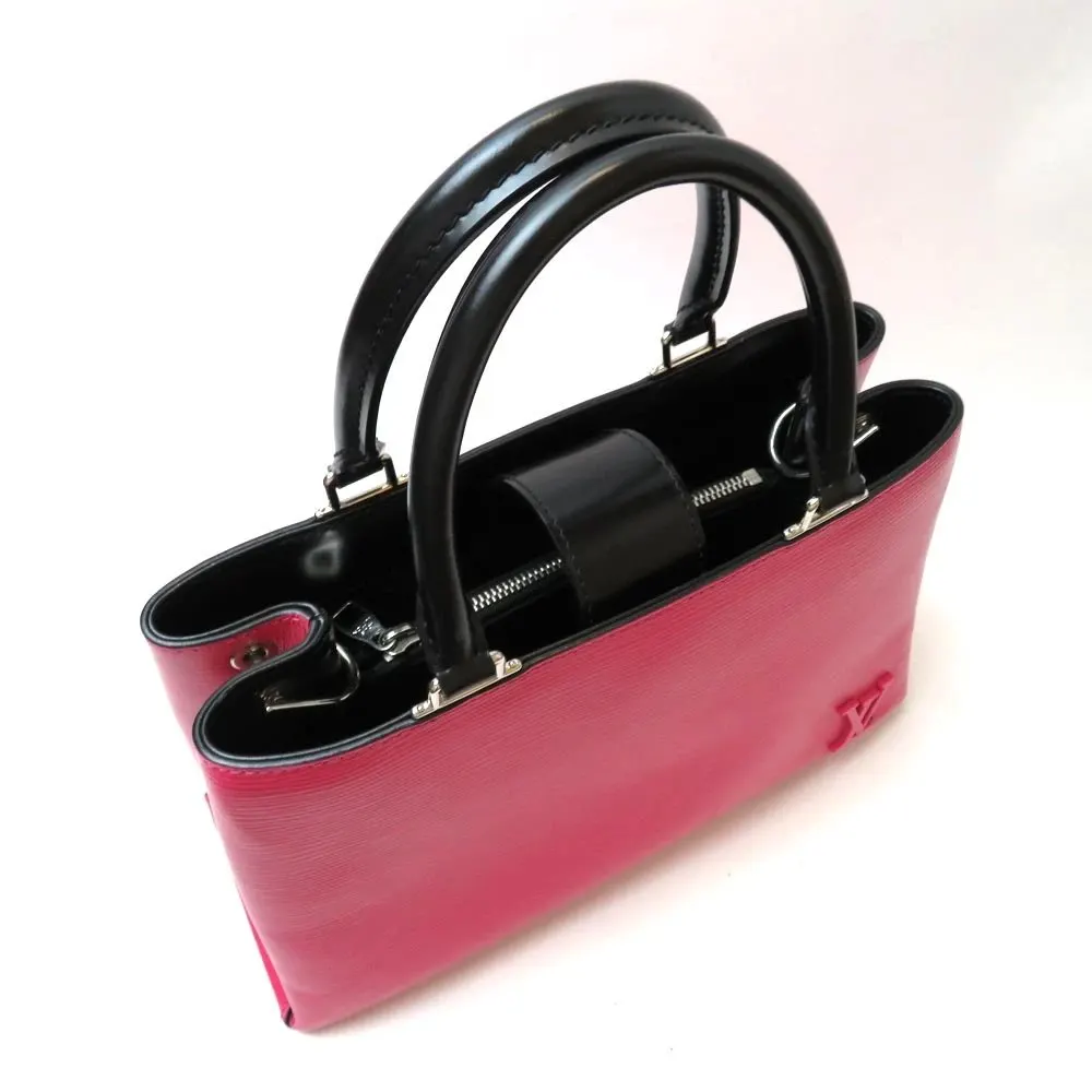 Louis Vuitton Epi Leather Kleber PM Bag Pink Leather Good - Inside View